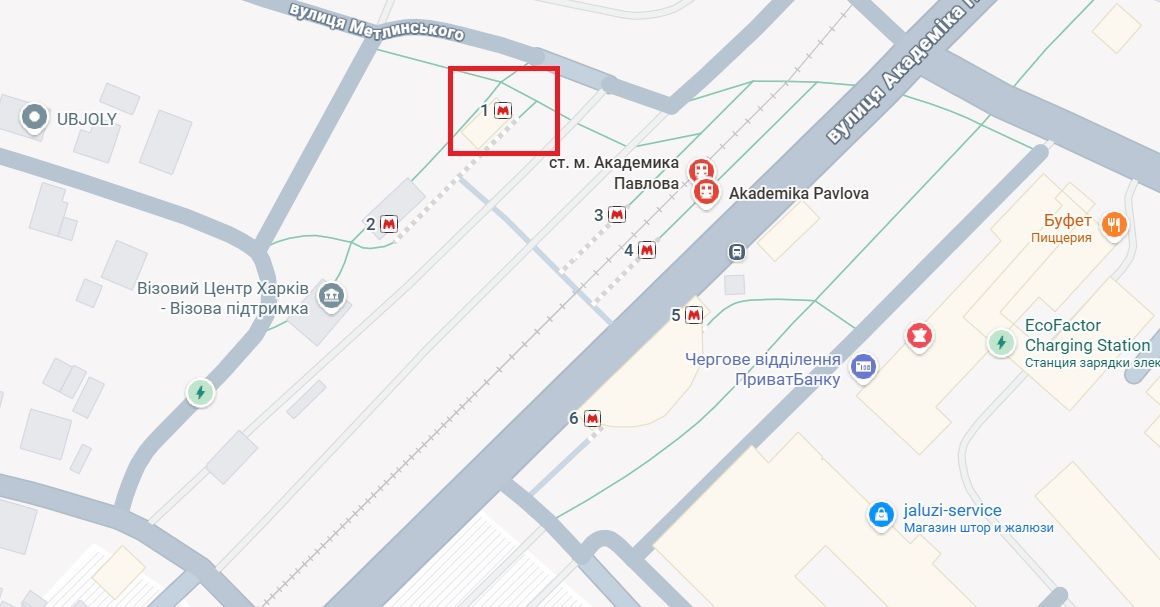 На Салтовке на сутки закрыт один из выходов со станции метро "Академика Павлова"