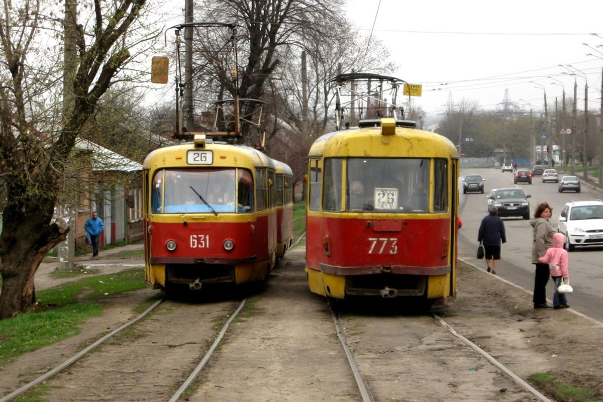 В Харькове не ходят трамваи