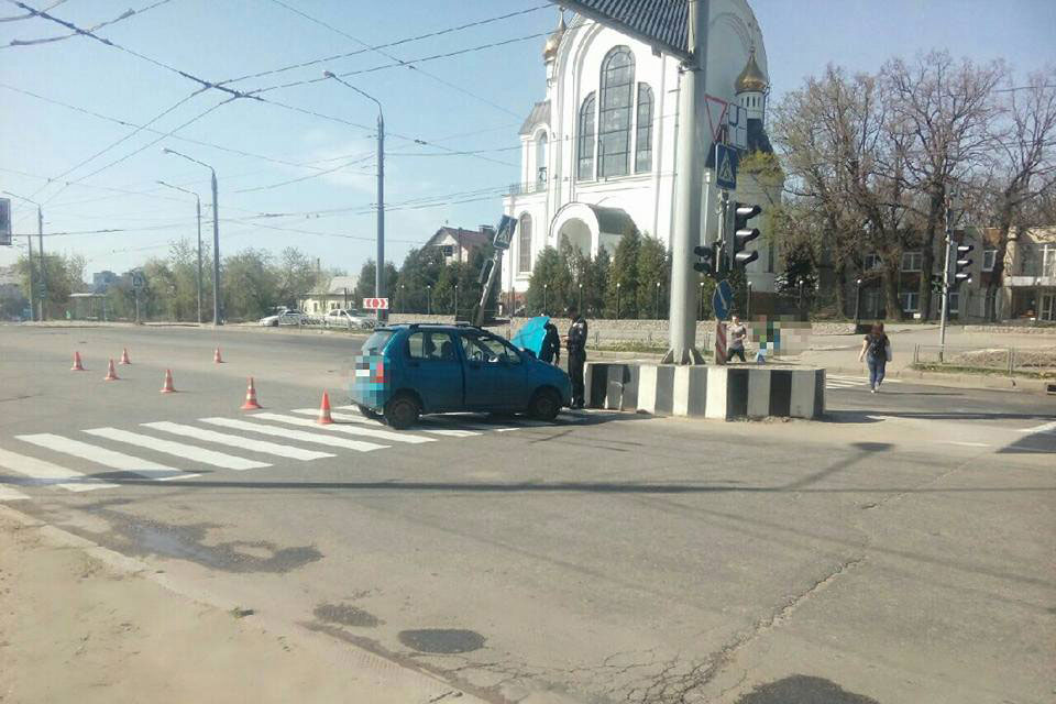 На Деревянко перевернулась Chery QQ (фото)