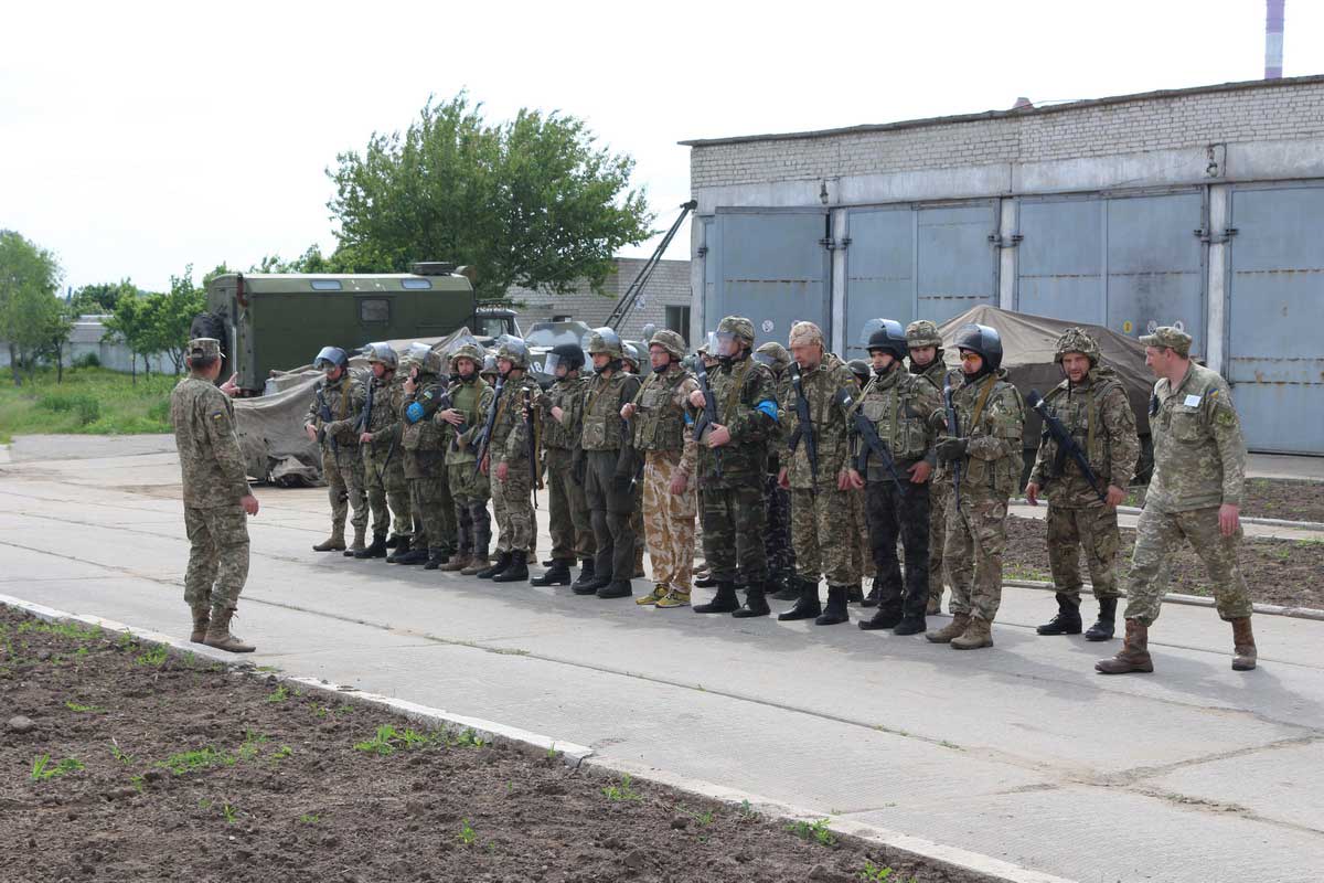 В Харькове прошли учения бойцов теробороны (фото)