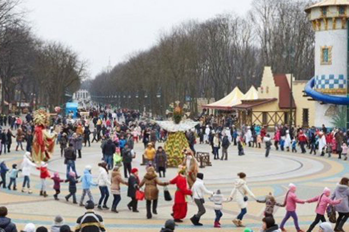 Масленица в парке Горького. Программа