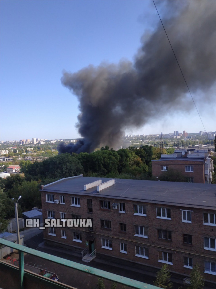 На Сортировке большой пожар