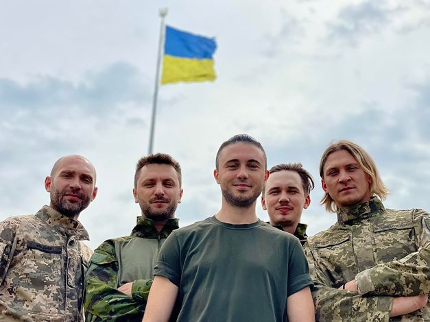 Лідер українського гурту воював на Харківському фронті