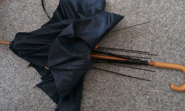 На Харьковщине собирают сломанные зонтики