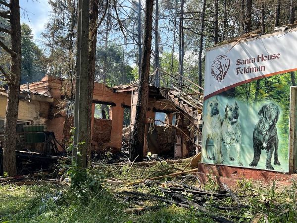 Россияне уничтожили приют для животных в Экопарке, также погибли лани и олени