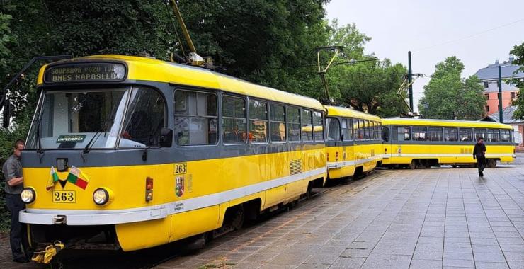 Чехия передала Харькову 7 трамваев