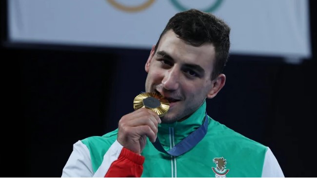 Семен Новиков, олимпийский чемпион по греко-римской борьбе