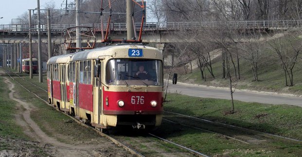 Трамвай №23 в Харькове