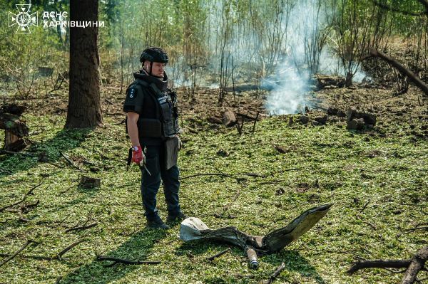 Ракета в траві у Харкові