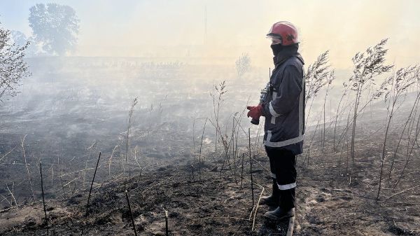 Рятуальник на пожежі