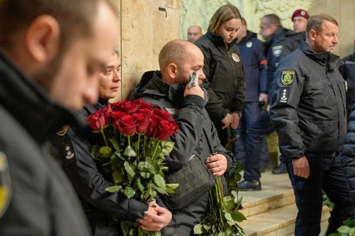 Прощання з полковником поліції Ігорем Іванчишиним