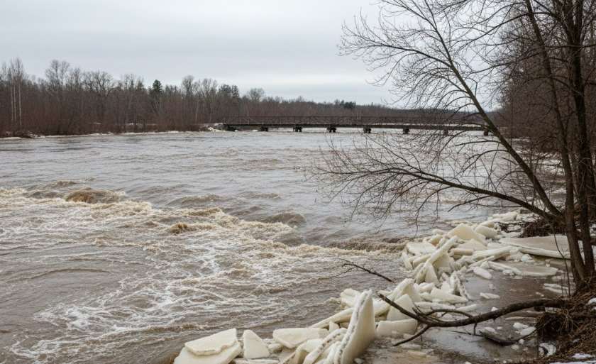 В Харьковской области прогнозируется повышение уровня воды в реках. Спасатели предупреждают об опасности