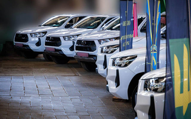 Три громады Харьковщины передали новые автомобили военным