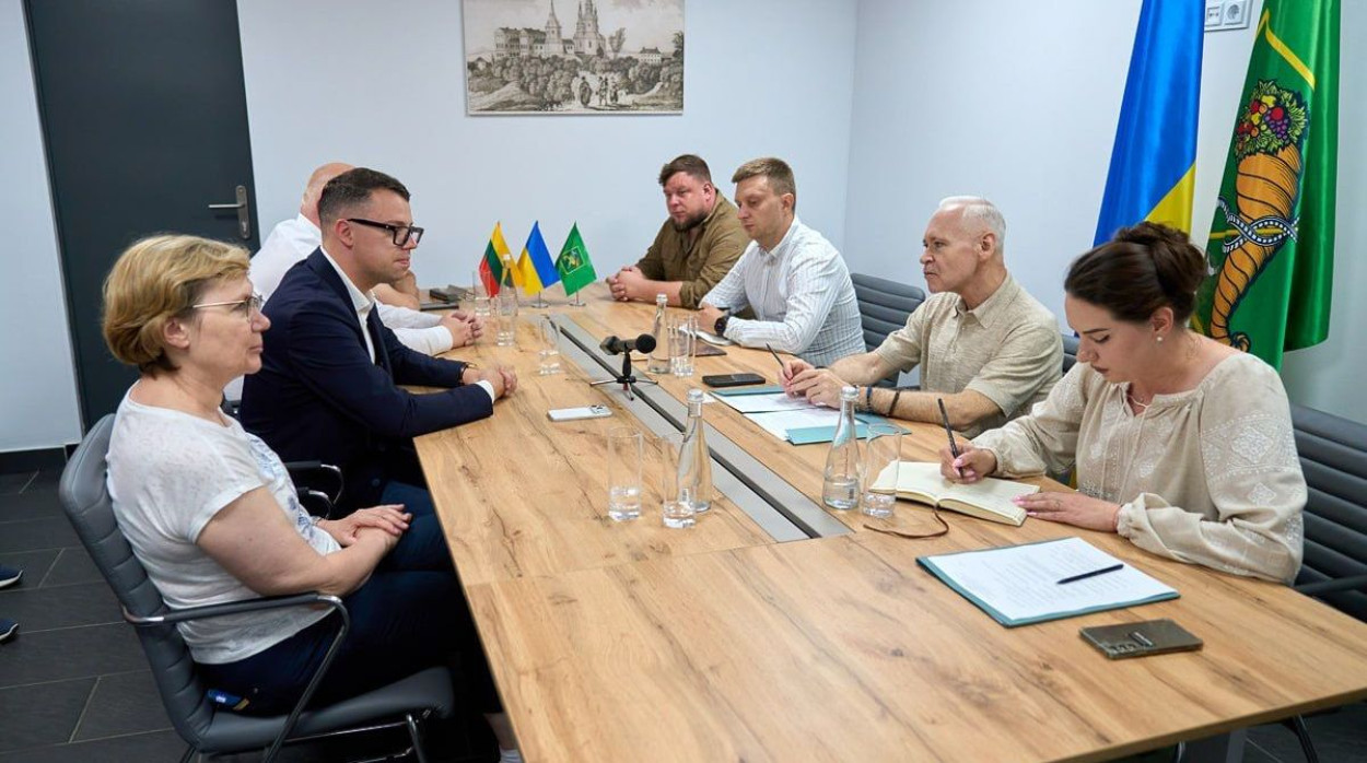 Терехов встретился с министром культуры Литвы