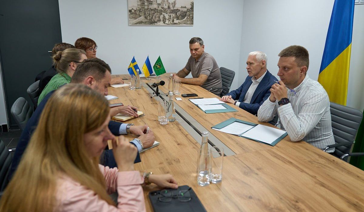 Терехов провел переговоры с представителями шведско-украинской инициативы