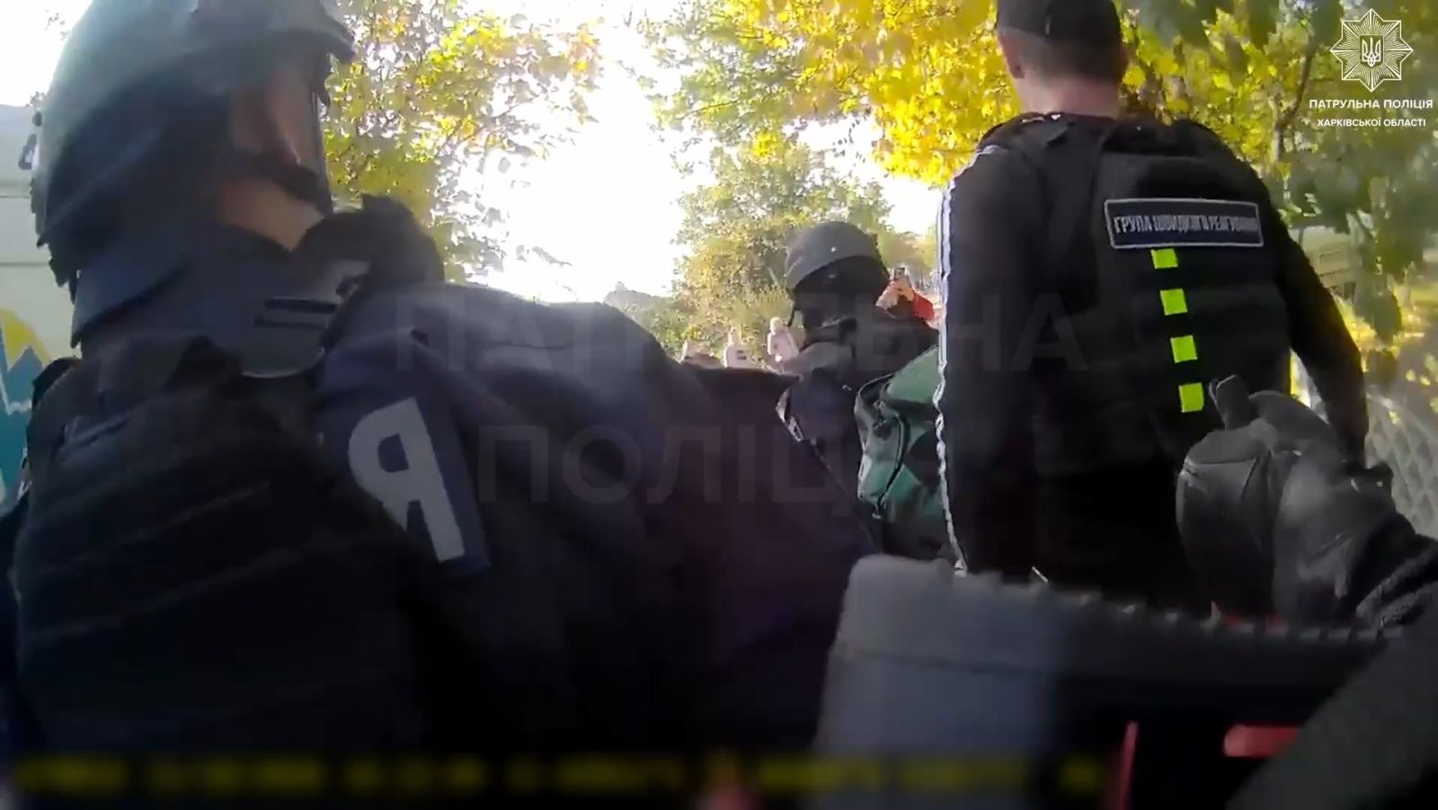 Полиция опубликовала видео последствий прилетов КАБов в Харькове