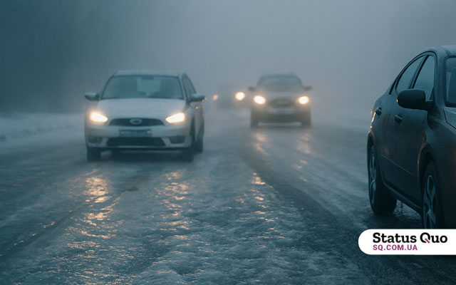 Дороги Харьковщины перекрываются из-за сильного гололеда